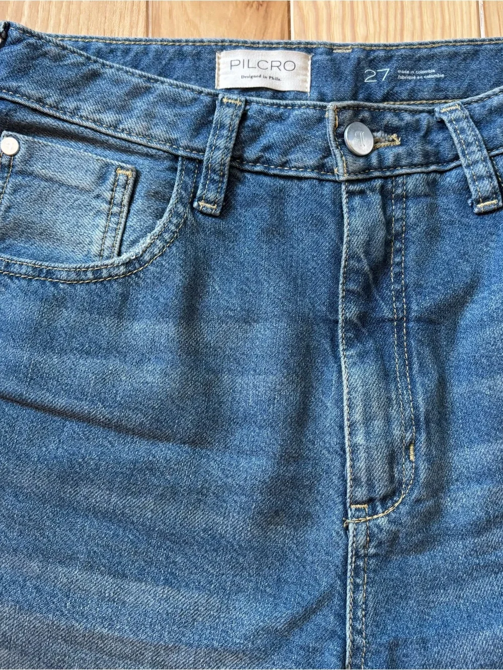 Anthropologie Pilcro Denim Bermuda Shorts - Picture 2 of 11
